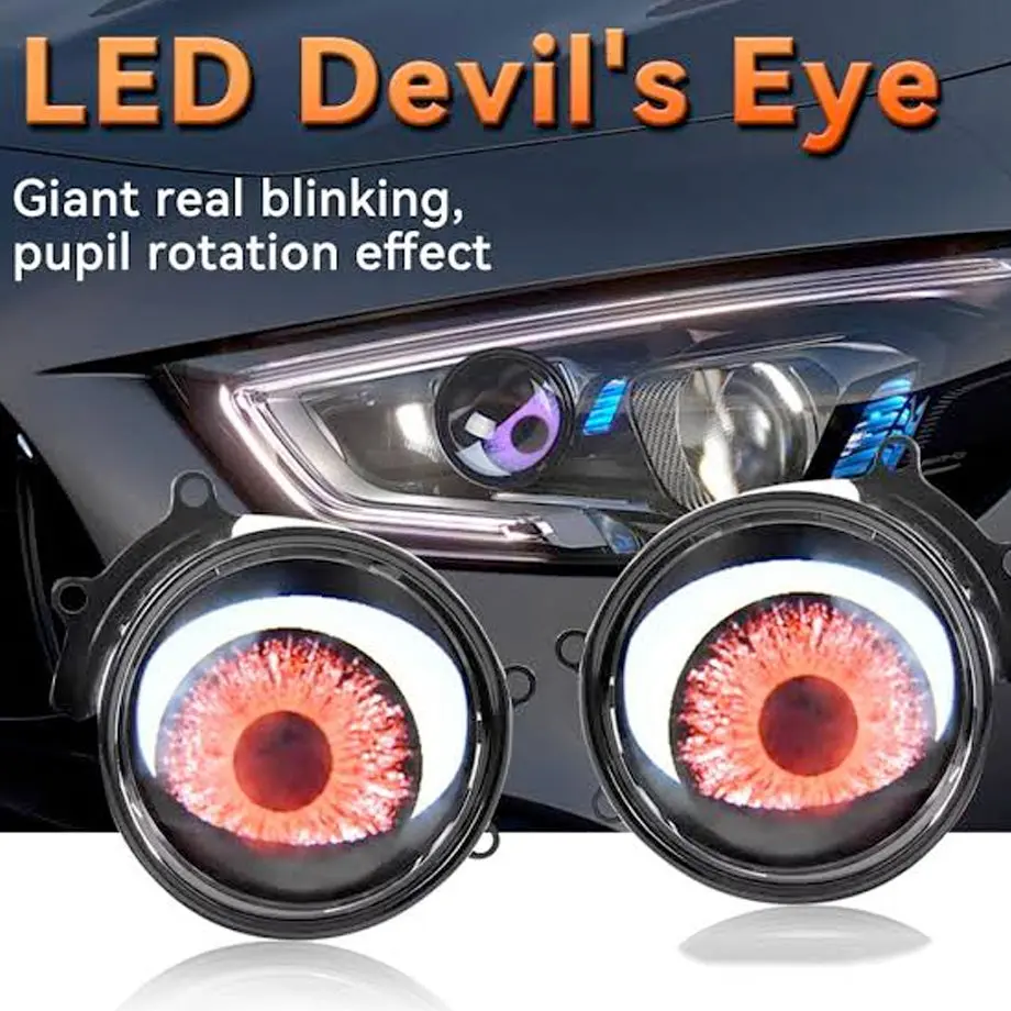3 inch projector led devil eyes max motorsport 21743160